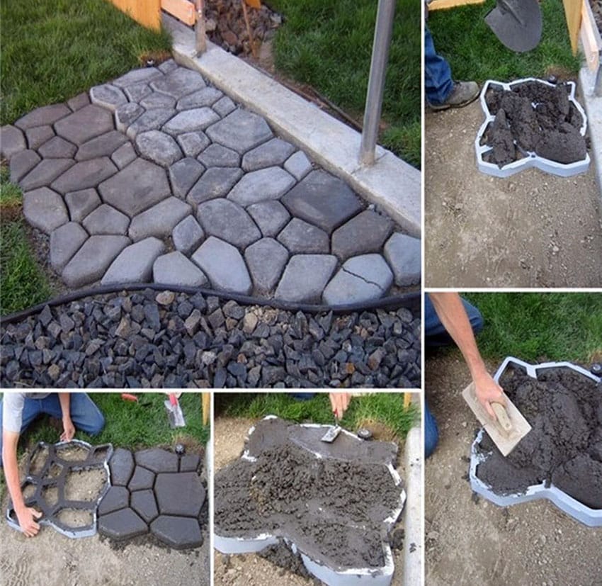 Stepping stone mold