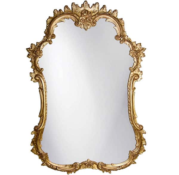 French gold gilded mirror