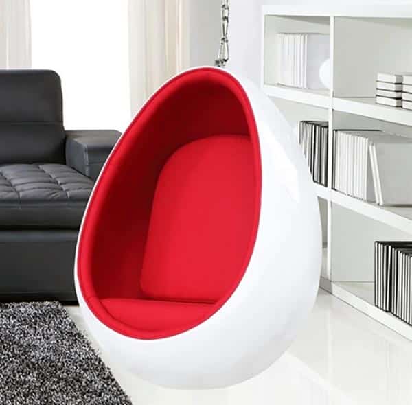 Modern egg hanging swing chair