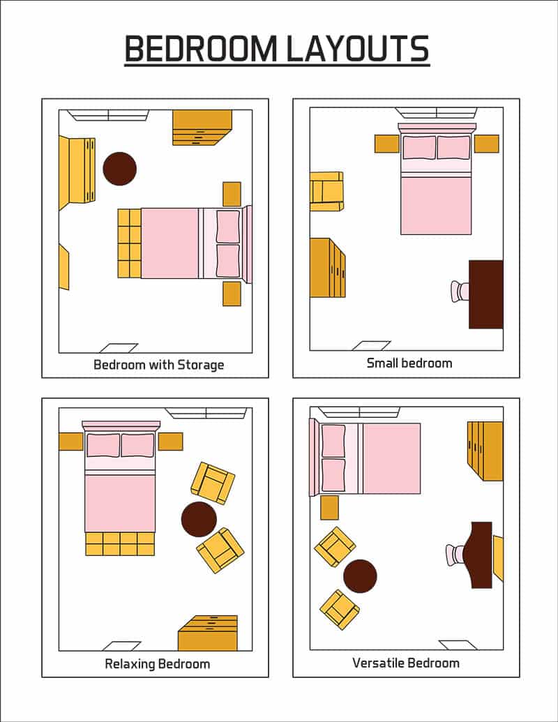 Bedroom layout ideas