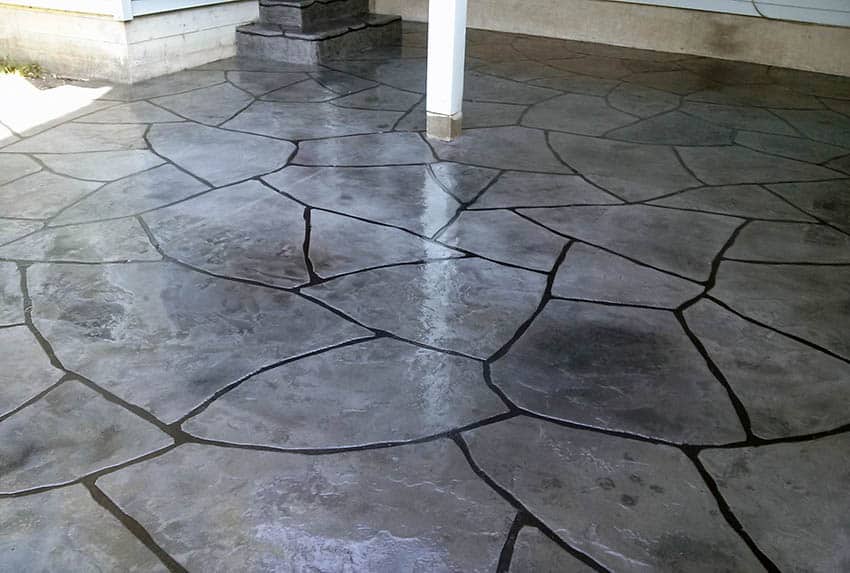 Flagstone concrete 