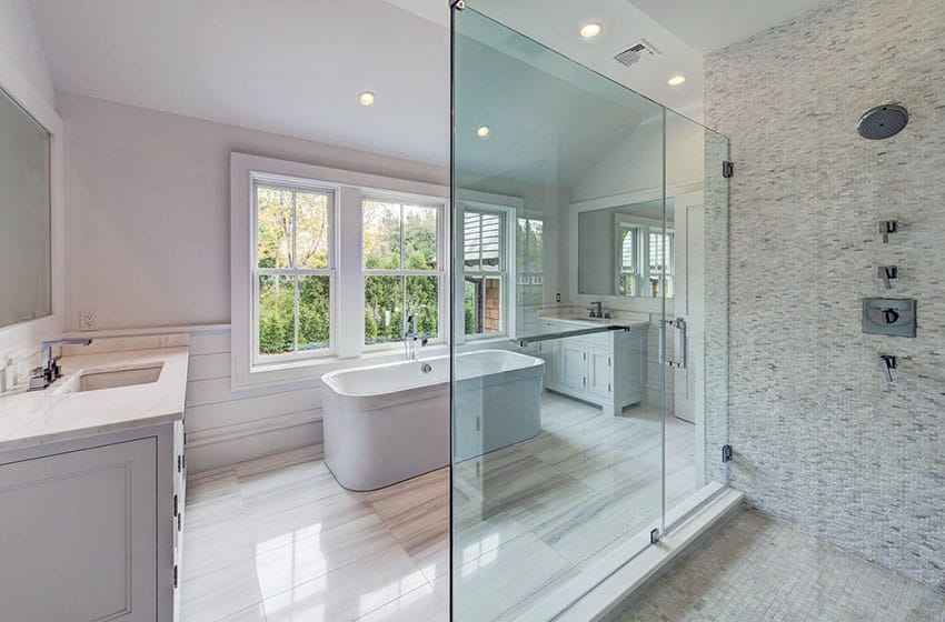 Types of Shower Doors (Bathroom Designs)