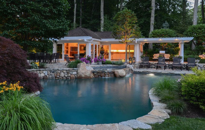 beautiful backyard swimming pools