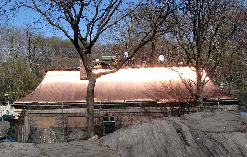 Copper roof 