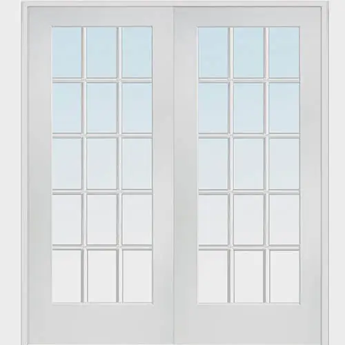 Interior French glass doors