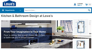 Lowes kitchen and interior redesign tool