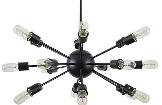 Modern 18 light sputnik chandelier