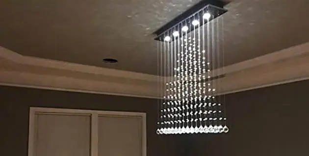Modern rain drop chandelier