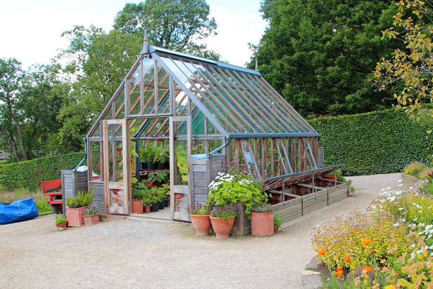 Garden cold frame greenhouse