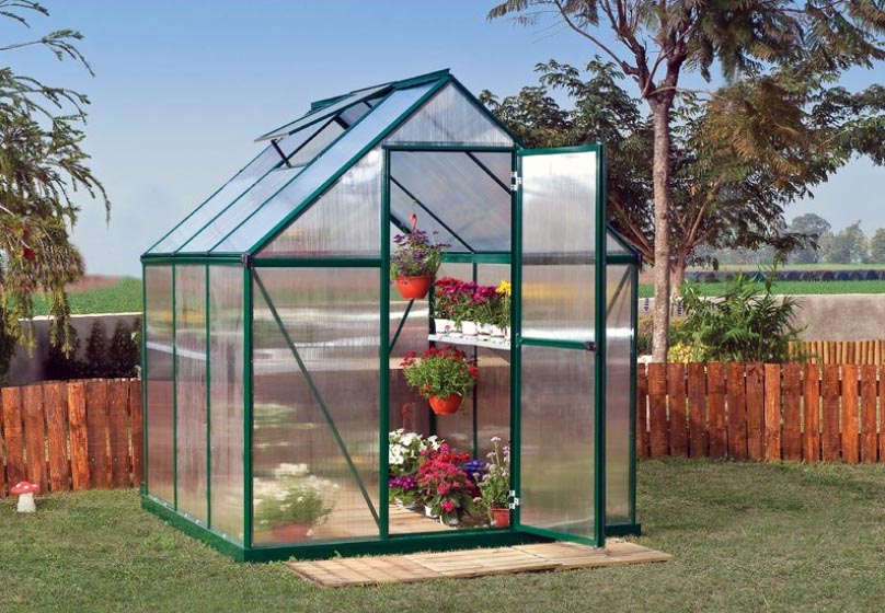 Metal greenhouse