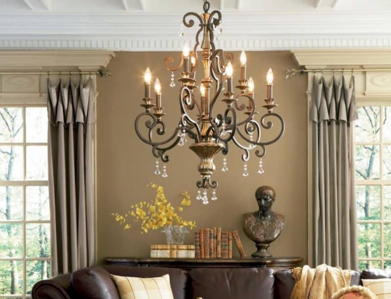 Gorgeous Living Room Chandelier Ideas - Designing Idea