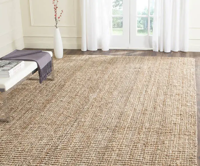 Natural sisal rug