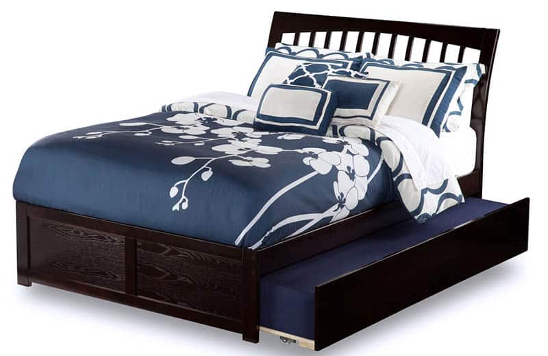 Trundle sleigh bed