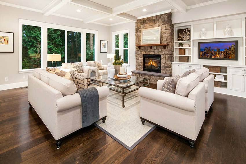 dark floor living room ideas