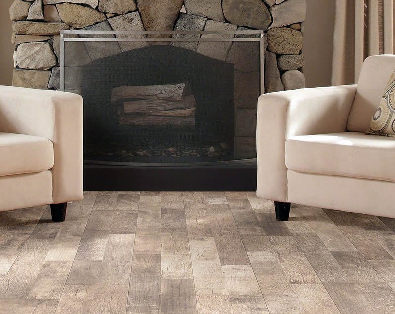 Ash wood laminate flooring