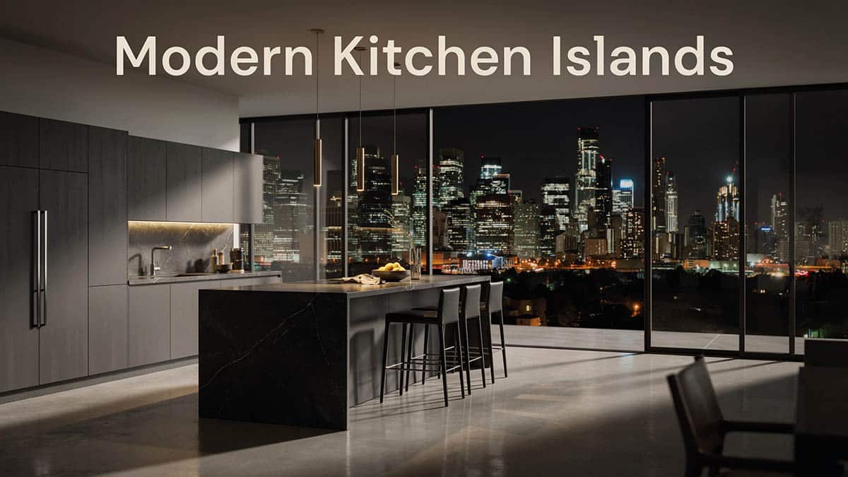 Modern kitchen islands
