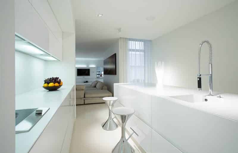 19 Small Modern White Kitchen Designs