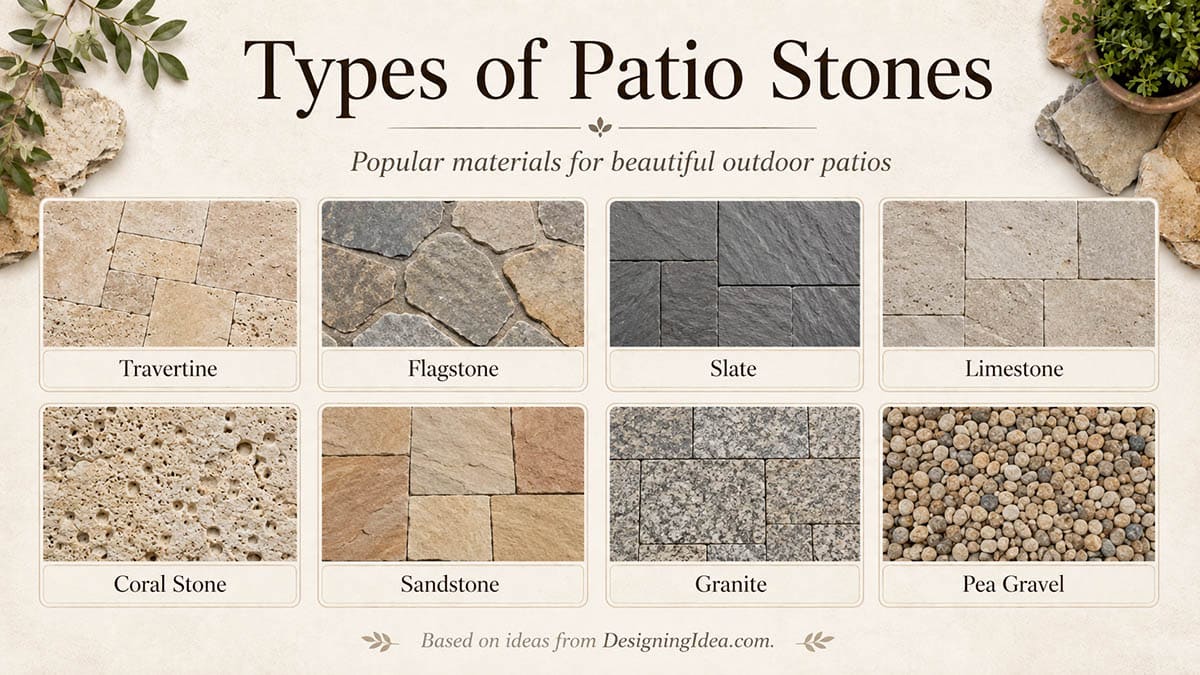 Types of patio stones