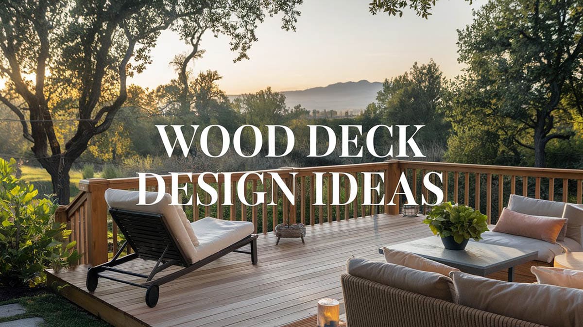 Wood Deck Design Ideas
