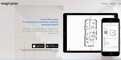 Magicplan floor plan software