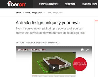 Deck design software planner