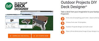 Home Depot DIY deck designer