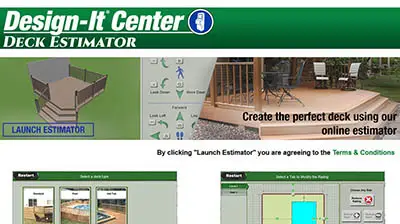 Menards deck estimator
