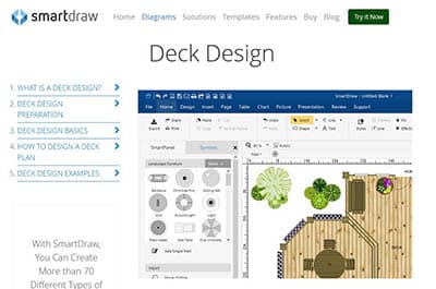 Smartdraw deck designer software