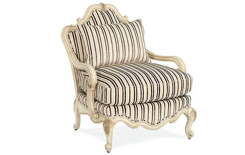 Bergere chair with french rococo design