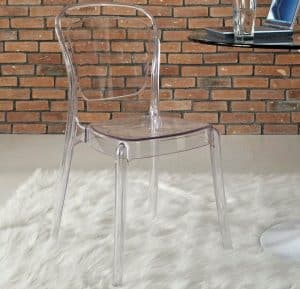 Ghost chair made of acrylic