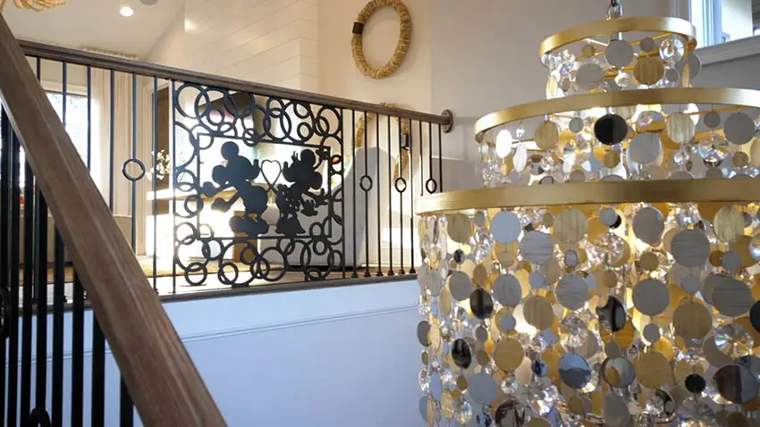 Disney mickey and minnie mouse railing design