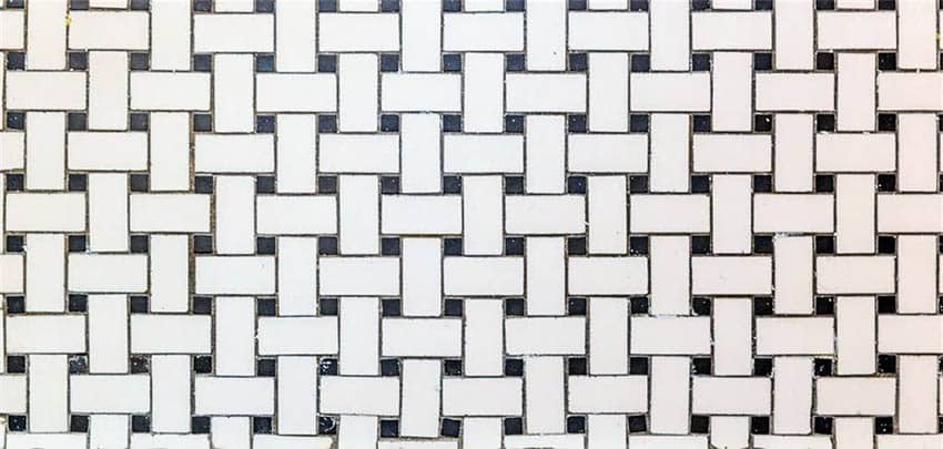 Basketweave tile pattern