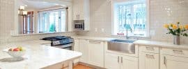 contemporary-kitchen-with-rectangular-subway-tile-j-shape-design-and-carrara-white-marble-countertops