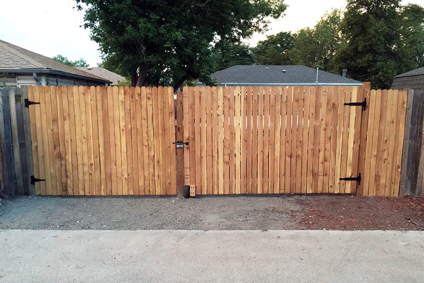 Diy Wood Driveway Gate Fence 