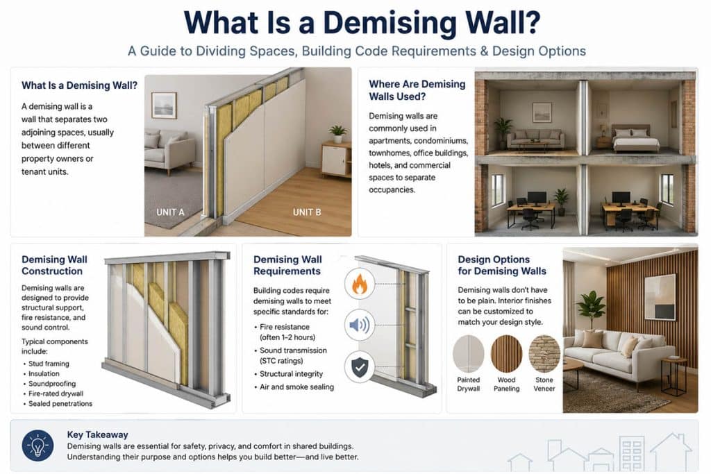 What Is a Demising Wall? (Divider & Partition Design)