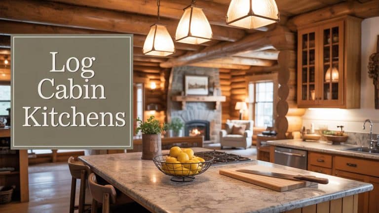 Creative Log Cabin Kitchens (Cabinets & Design Ideas)