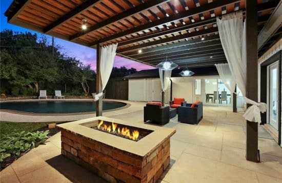Pergola with Fire Pit (Backyard Designs) - Designing Idea