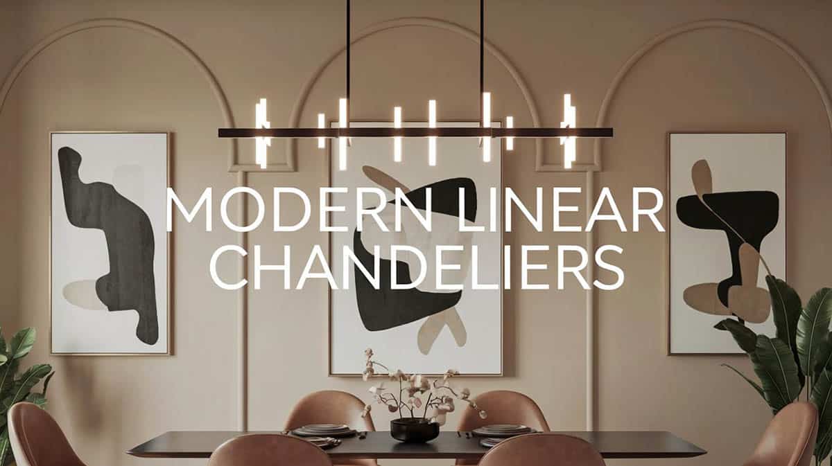 Modern Linear Chandeliers