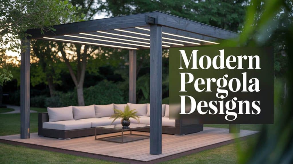 Amazing Modern Pergola Designs (Pictures)