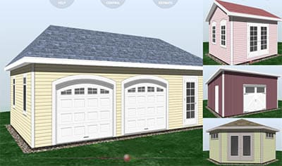 Udesignit 3d garage shed software