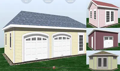 Udesignit 3d garage shed software