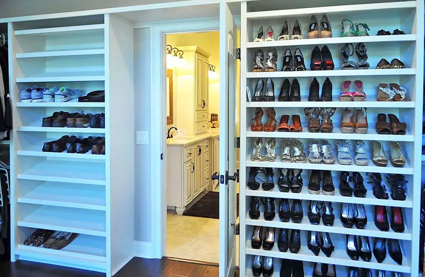 Large closet shoe rack