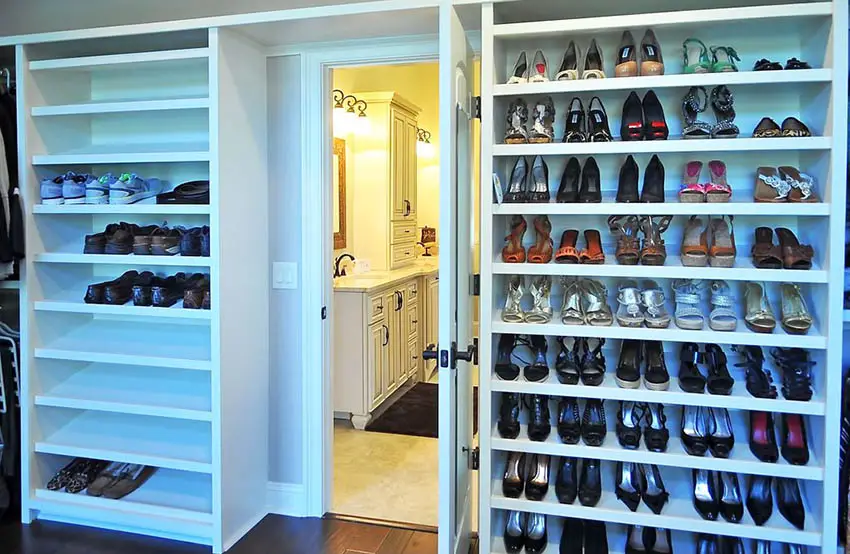 27 Closet Shoe Storage Ideas (Racks & Shelving Designs) - Designing Idea