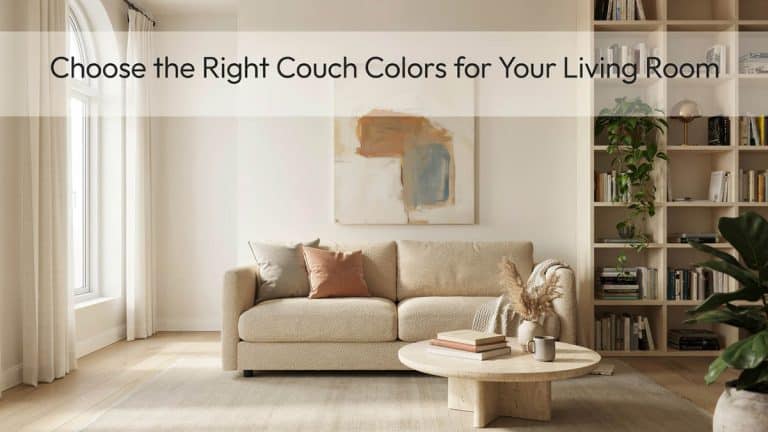 How to Choose the Right Couch Colors for Your Living Room