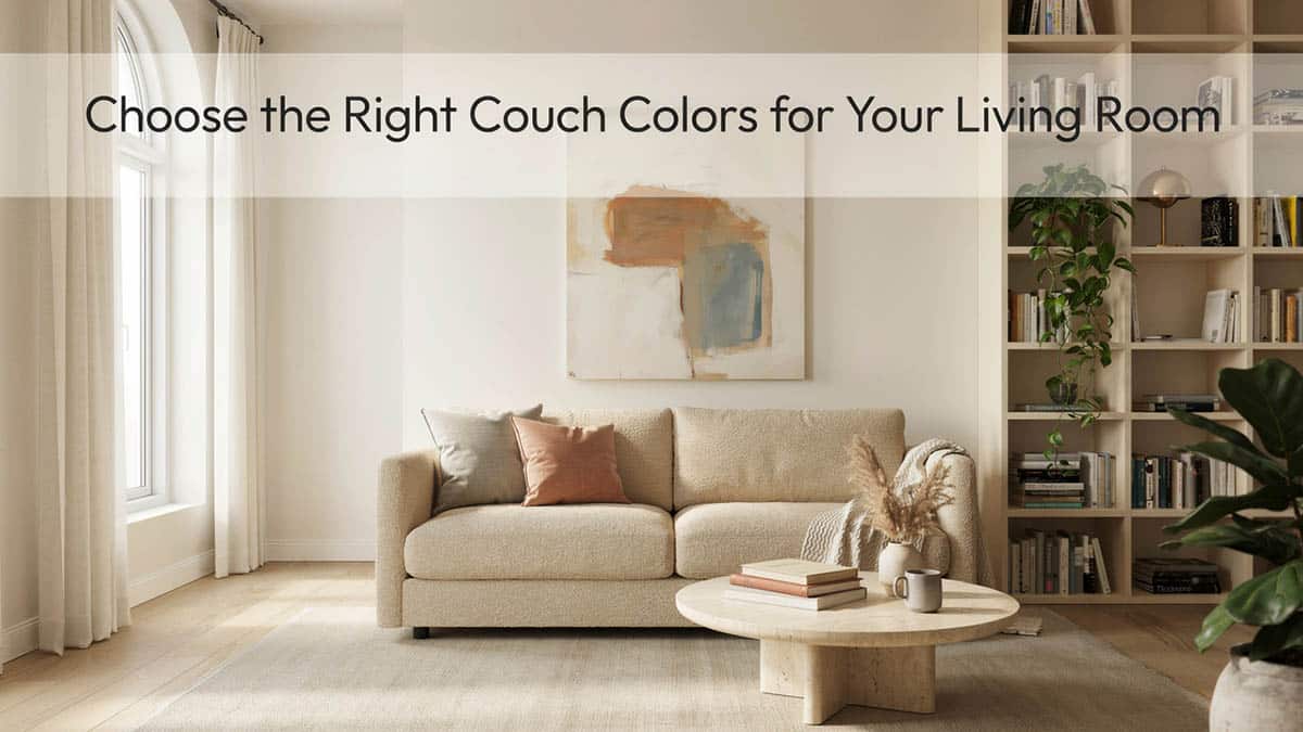 Choosing the right sofa colors for your living room