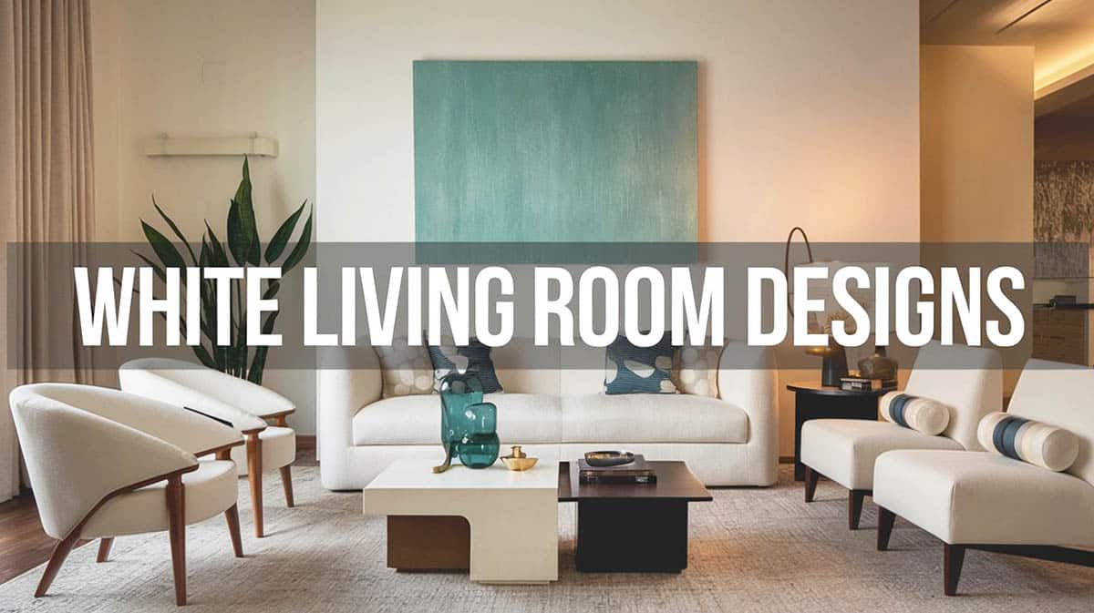 White Living Room Designs