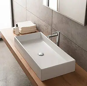 Bathroom trough sink