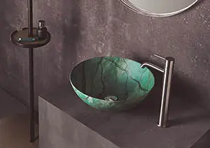 Hand painted sink