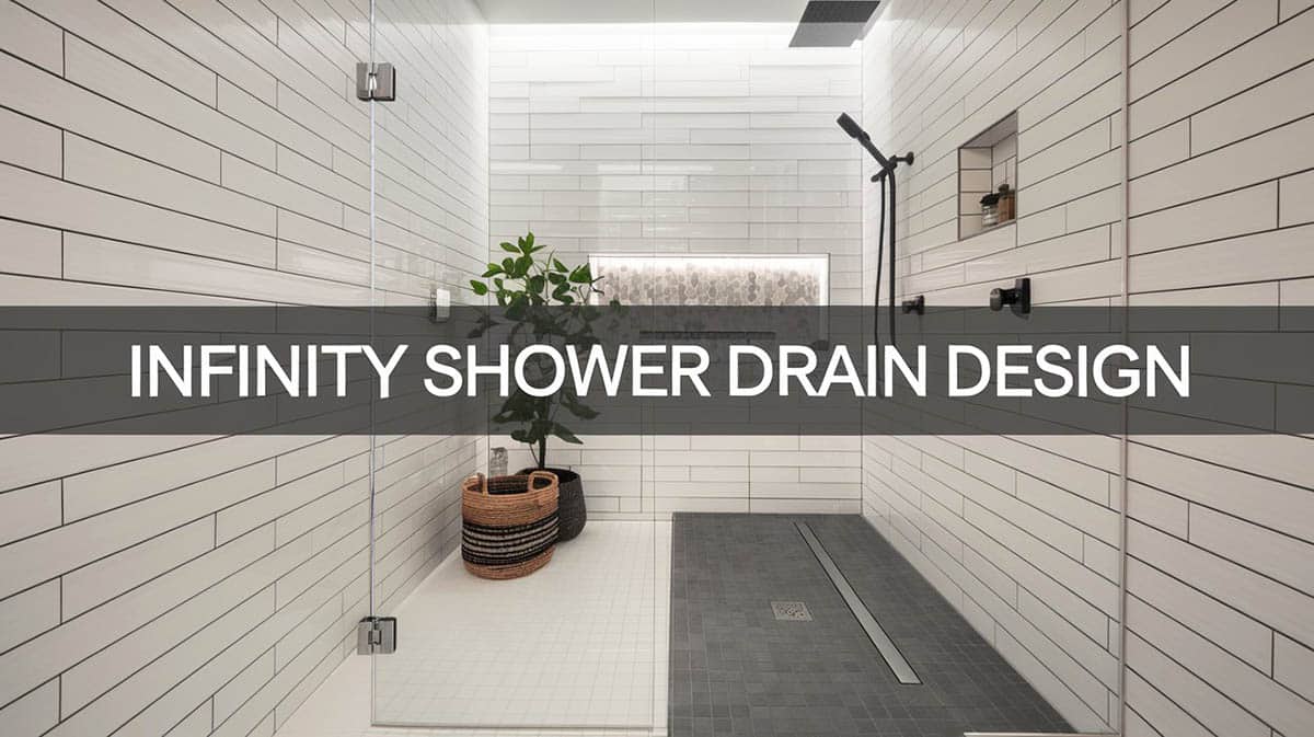 Infinity Shower Drain Design