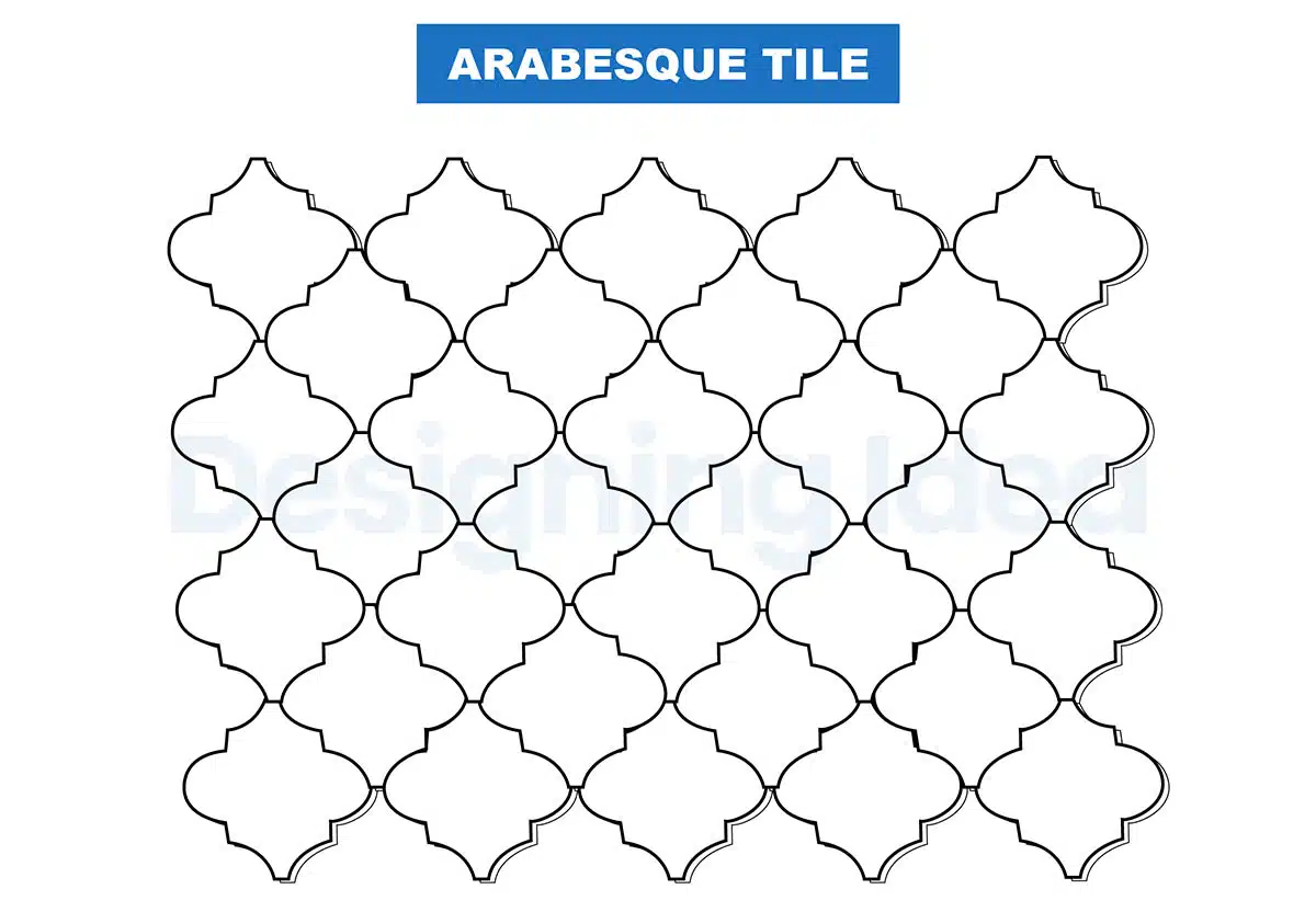 Arabesque tile